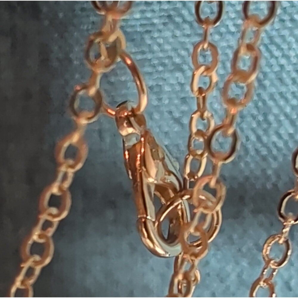 Layered Necklace Gold Tone Medallion Minimalist - Picture 5 of 16